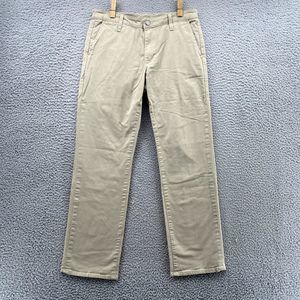 AG Adriano Goldschmied Pants Adult 30R x 28 Slim Khaki Stretch Twill Casual Mens